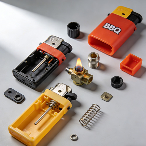 Moulage de pièces de rechange pour briquet en plastique BBQ