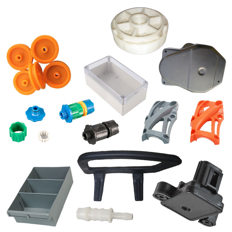 Moulage de pièces en plastique PA6+GF30 sur mesure