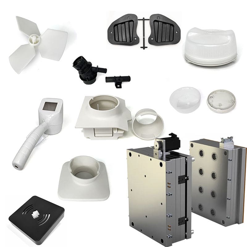 Moulages par injection de pièces industrielles