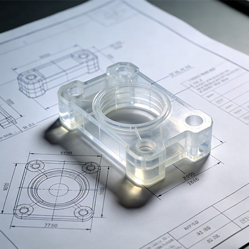 Pièce personnalisée d'usinage CNC en plastique