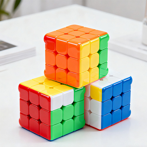Moulage par injection de Rubik Cube en plastique