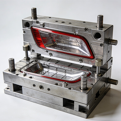 Moulage par injection plastique de feu arrière